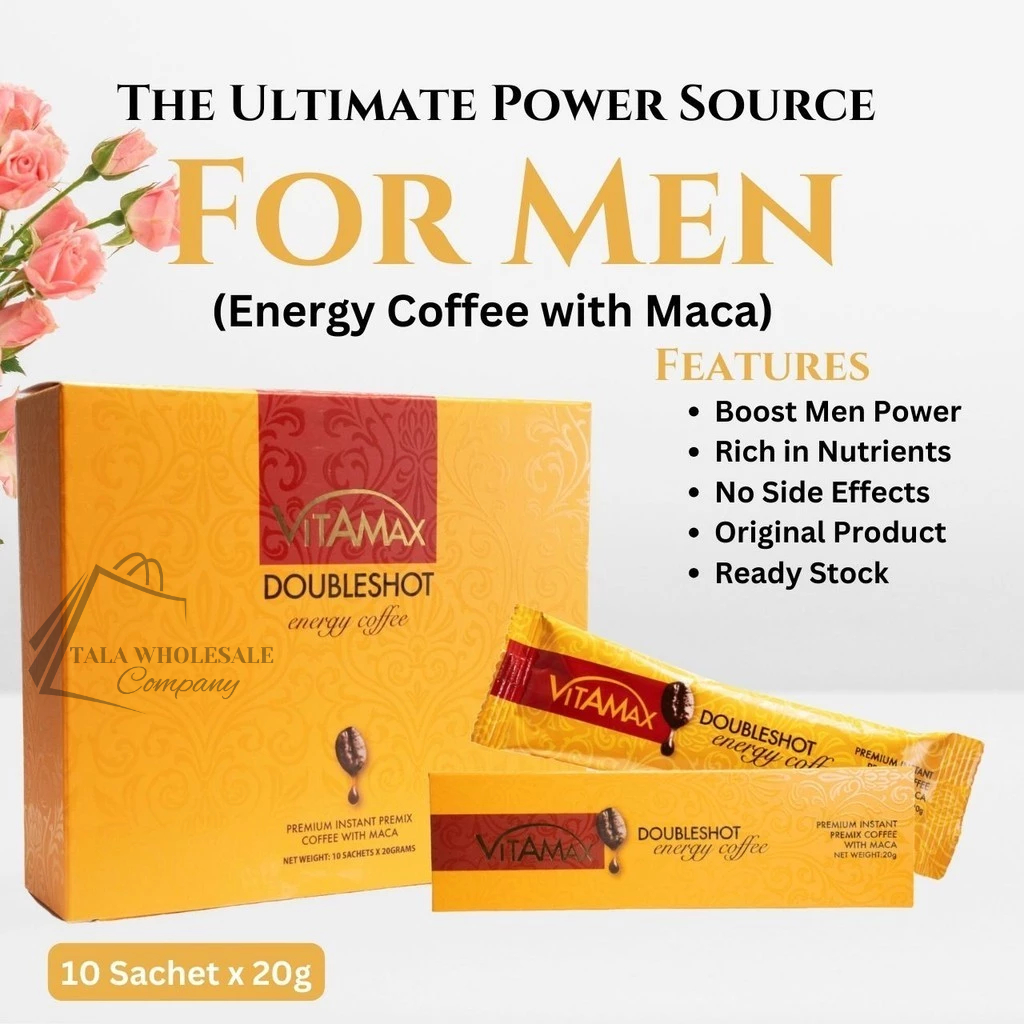 Vitamax DoubleShot Energy Coffee Hero Section